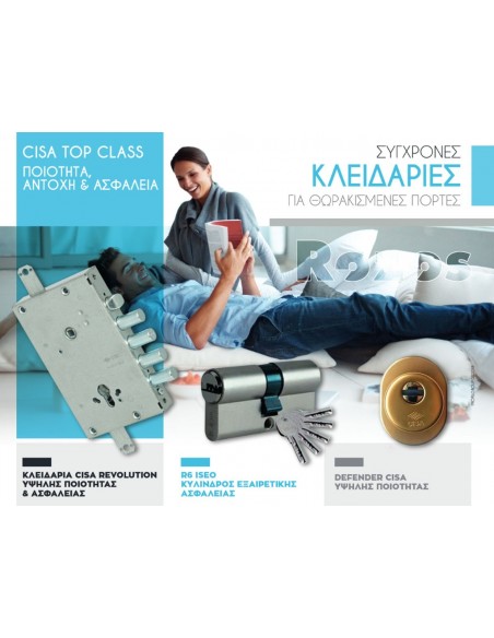 ΣΥΓΧΡΟΝΕΣ ΚΛΕΙΔΑΡΙΕΣ ΓΙΑ ΘΩΡΑΚΙΣΜΕΝΕΣ ΠΟΡΤΕΣ TOP CLASS ΕΚΔΟΣΗ 2