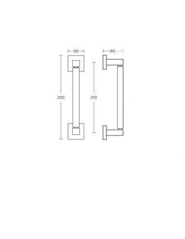Διακοσμητική λαβή πόρτας σειρά 735