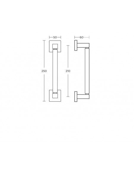 Διακοσμητική λαβή πόρτας σειρά 735 Διακοσμητική λαβή πόρτας σειρά 735