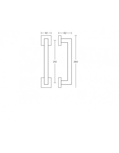 Διακοσμητική λαβή πόρτας σειρά 865