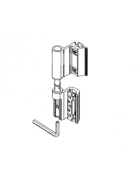 Μεντεσές FLASH ρυθμιζόμενος