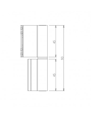 Μεντεσές FLASH ρυθμιζόμενος