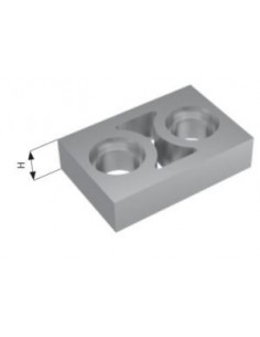 Hinge addition - block for aluminum doors ALU Q2