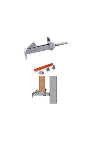 Ανοξείδωτο ανεμοστήριγμα τοίχου για μονόφυλλο παντζούρι