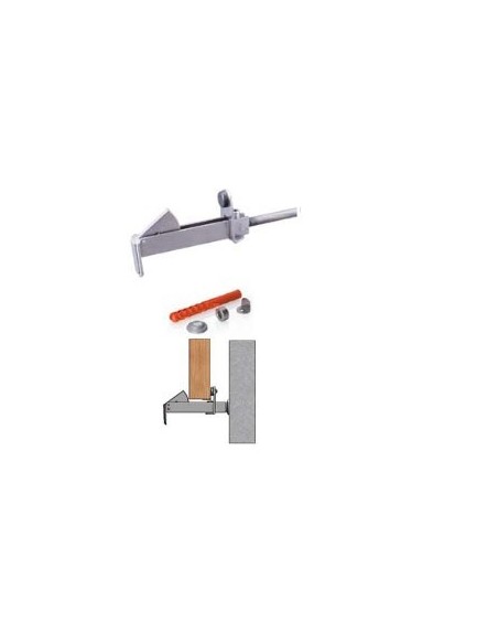 Ανοξείδωτο ανεμοστήριγμα τοίχου για μονόφυλλο παντζούρι Ανοξείδωτο ανεμοστήριγμα τοίχου για μονόφυλλο παντζούρι