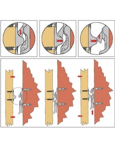 Στοπ για παντζούρι μεταλλικού τύπου γάντζου 