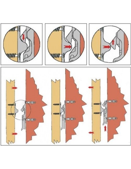 Στοπ για παντζούρι μεταλλικού τύπου γάντζου 