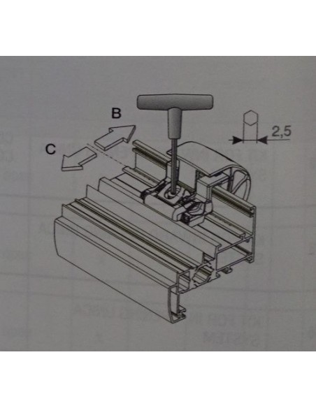 Αεροπλανάκι-Σύρτης αλουμινίου Giesse Twin Catch Αεροπλανάκι-Σύρτης αλουμινίου Giesse Twin Catch