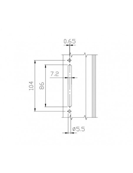 Σπανιολέτα Prima με κλειδί Σπανιολέτα Prima με κλειδί