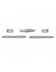 Lever lock component for aluminum frames