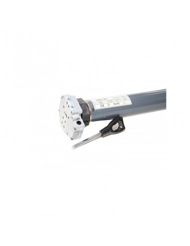 Ηλεκτρικό μοτέρ για ρολά στόρια με μανιβέλα 45mm για εξάγωνο άξονα Φ60 με 25kg βάρος έλξης