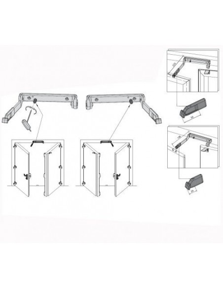 Σύστημα προπορείας για δίφυλλες πόρτες Σύστημα προπορείας για δίφυλλες πόρτες