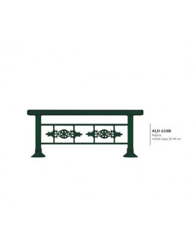 Κάγκελο αλουμινίου τύπου Classics Μοτίβα