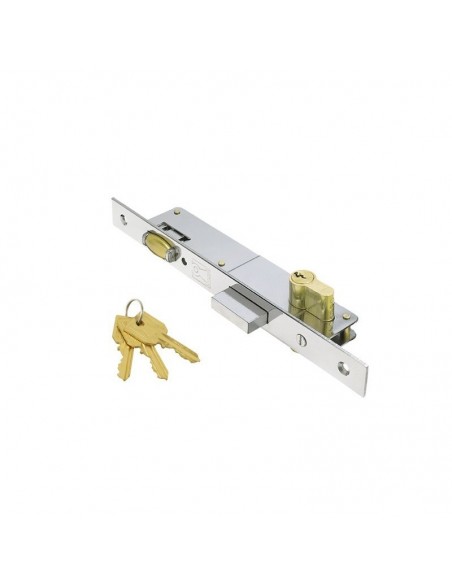 Κλειδαριά ασφαλείας μπίλιας με κύλινδρο για πόρτες 20-25mm