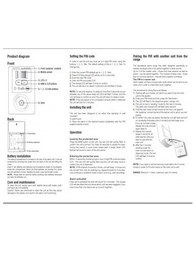 Ανιχνευτής κίνησης δωματίου Yale SAA8011