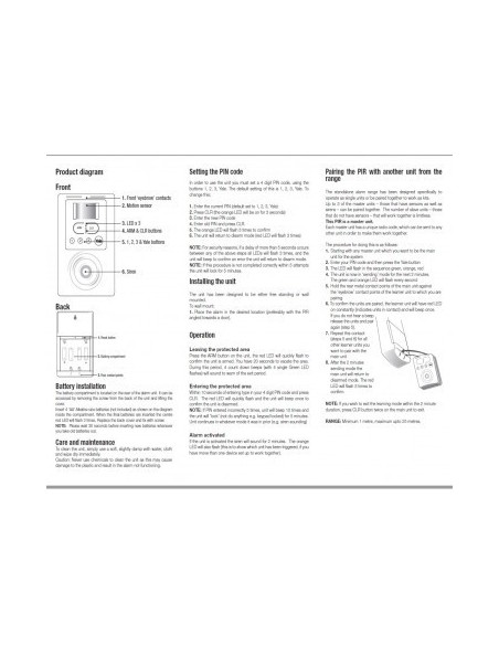 Ανιχνευτής κίνησης δωματίου Yale SAA8011