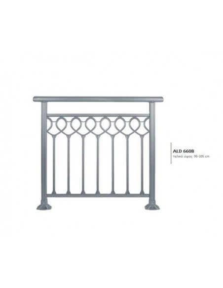 Κάγκελο αλουμινίου τύπου Mediterraneo άνεμος