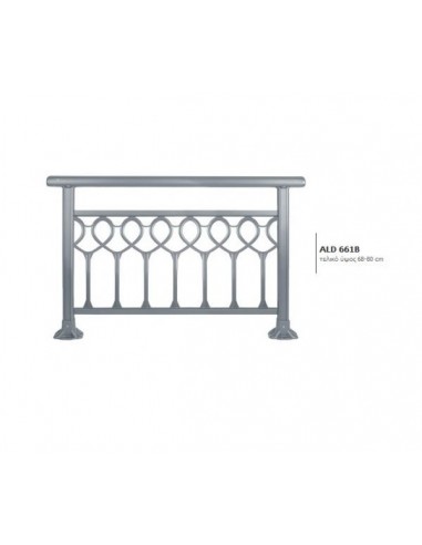 Κάγκελο αλουμινίου τύπου Mediterraneo άνεμος