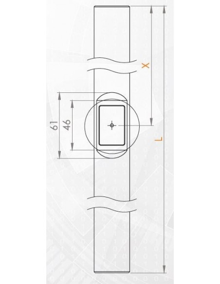 Λαβή κεντρικής πόρτας με αναγνώστη δακτυλικού αποτυπώματος- Λαβή κεντρικής πόρτας με αναγνώστη δακτυλικού αποτυπώματος-