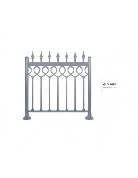 Κάγκελο αλουμινίου τύπου Mediterraneo άνεμος