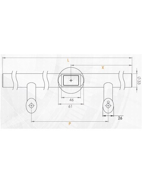 Λαβή κεντρικής πόρτας με αναγνώστη δακτυλικού αποτυπώματος