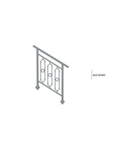 Κάγκελο αλουμινίου τύπου Mediterraneo Ρωμαϊκό