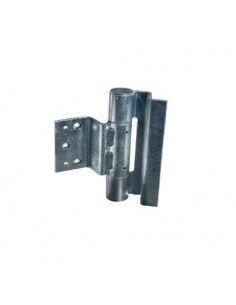 Hinge for fire-resistant door with spring spindle