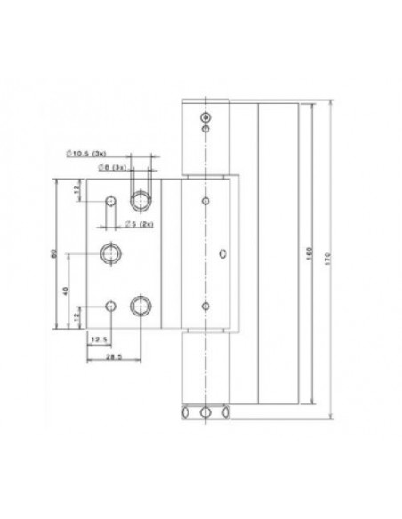 Μεντεσές για πυράντοχη πόρτα και πίρος με ελατήριο. Μεντεσές για πυράντοχη πόρτα και πίρος με ελατήριο.