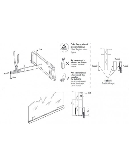 Αεροστόπ GLASS PIVOT Αεροστόπ GLASS PIVOT