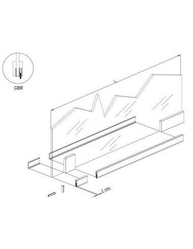 Αεροστόπ GLASS για ανοιγόμενες γυάλινες πόρτες