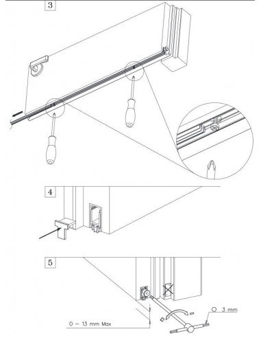 Αυτόματο αεροστόπ για πόρτες μεταλλικές/ξύλου/PVC