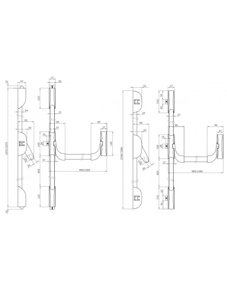 Μηχανισμός μπάρας πανικού Ministar 429