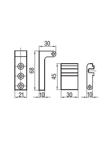 Μπράτσο για ανάκλιση σε παραθύρα με μικρά ύψη για τον Sintesi 2000 UCS