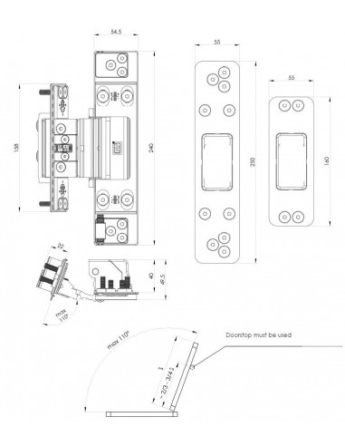 Χωνευτός μεντεσές