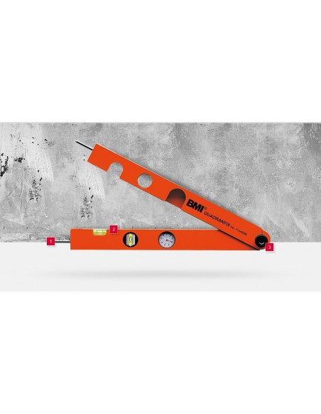 Αλφάδι γωνίας με αναλογική ανάγνωση METRICA