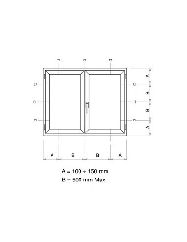 Αποστάτης στερέωση κουφώματος στο τοίχο