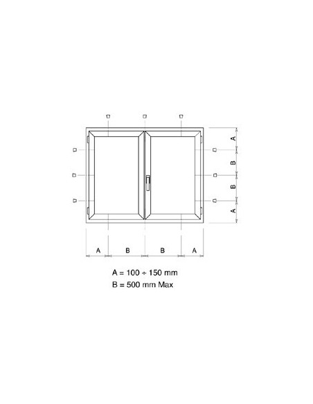 Αποστάτης στερέωση κουφώματος στο τοίχο Αποστάτης στερέωση κουφώματος στο τοίχο