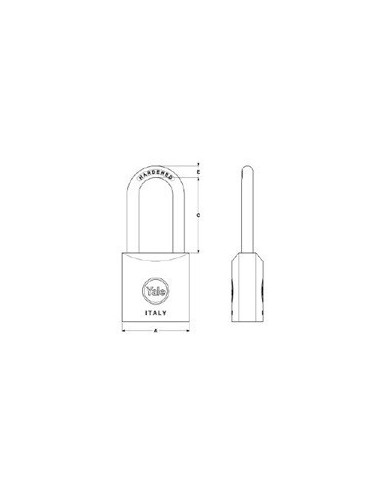 Λουκέτο μακρύλαιμο ανοξείδωτο με διπλό κλείδωμα