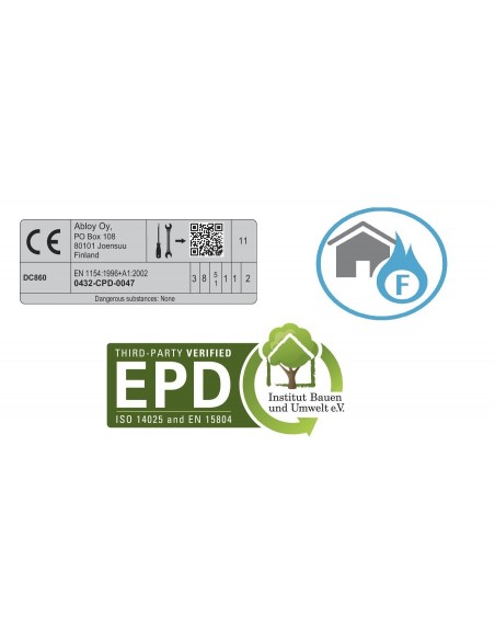 DC860 - Χωνευτός μηχανισμός επαναφοράς  DC860 - Χωνευτός μηχανισμός επαναφοράς