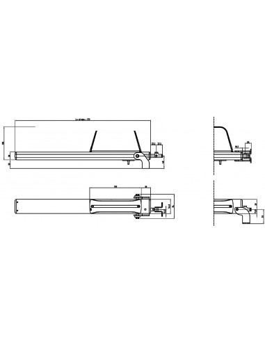 Ηλεκτρικός μηχανισμός T-RACK UCS ULTRAFLEX CONTROL SYSTEM 41740