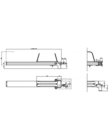 Ηλεκτρικός μηχανισμός T-RACK UCS ULTRAFLEX CONTROL SYSTEM 41740 Ηλεκτρικός μηχανισμός T-RACK UCS ULTRAFLEX CONTROL SYSTEM 41740