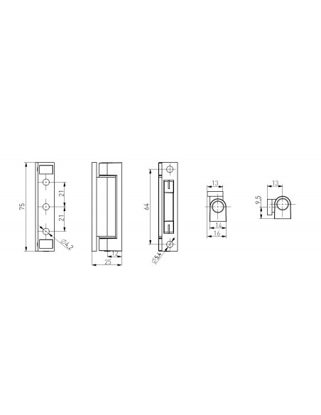 Μεντεσές για ανοιγόμενα PVC