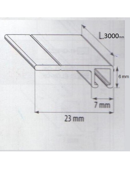 Προφίλ κρατήματος βούρτσας Profix DF500l Προφίλ κρατήματος βούρτσας Profix DF500l
