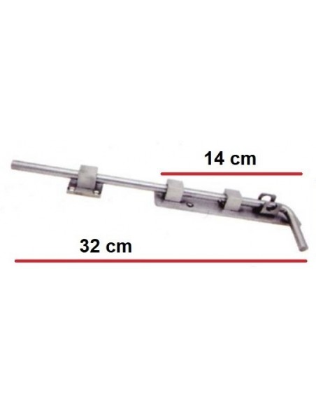 Ανοξείδωτος σύρτης πορτών  0336 Ανοξείδωτος σύρτης πορτών  0336