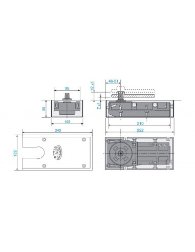 Μηχανισμός δαπέδου ΜΑΒ 7135