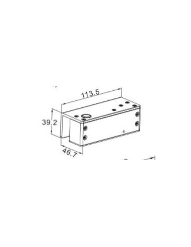 Επιτοίχιος ηλεκτροπύρος ασφαλείας τζαμόπορτας