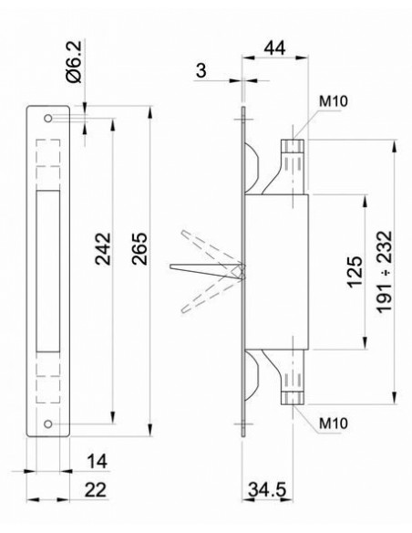 Σύρτης δευτέρου φύλλου βαρέως τύπου 422