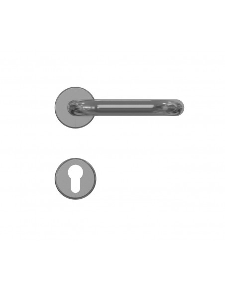 Χειρολαβή με ροζέτα INOX 1305