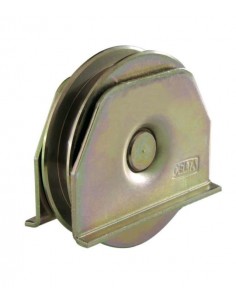 Wheel with outer support one bearing square shape