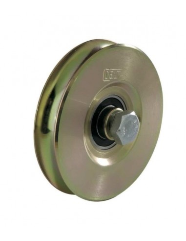 Wheel with screw one bearing angle profile